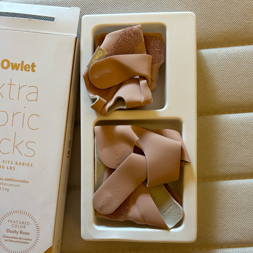 Owlet Replacement Socks - Dusty Rose